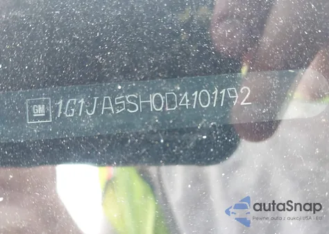 2013 Chevrolet Sonic Ls Auto from USA, damaged, VIN 1G1JA5SH0D4101192